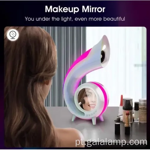 Alto -falante Bluetooth com exibição colorida de relógio LED